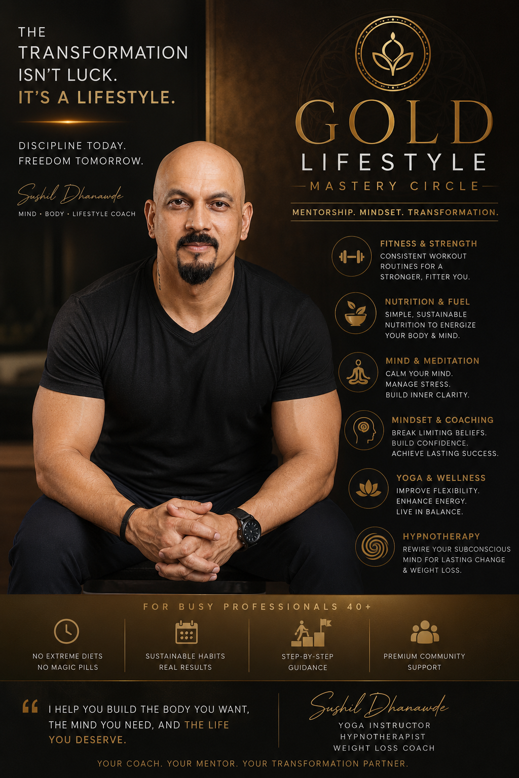 Sushil Dhanawde, Mind Body Lifestyle Coach
